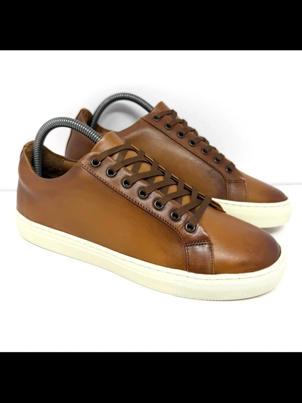 Thursday Boot Co. Men’s Premier Low Top Sneaker Sz 8 Toffee Leather Shoe EUC